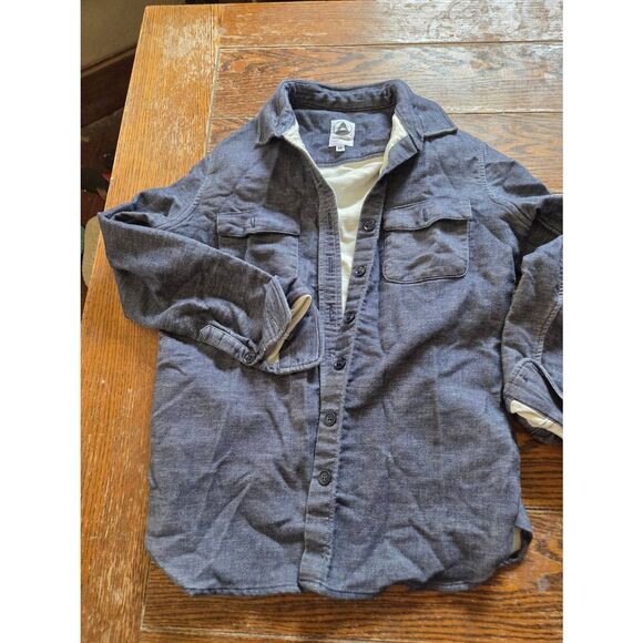 Tradlands denim Button Down shacket shirt sz Medium - Picture 1 of 5